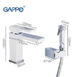 Смеситель для раковины Gappo G1017-1