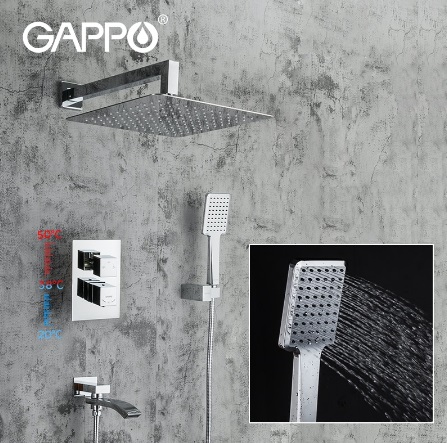 Смеситель для ванны Gappo G7107-40