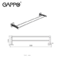 Полотенцедержатель Gappo G3809