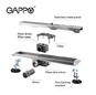Душевой лоток Gappo G85007-1