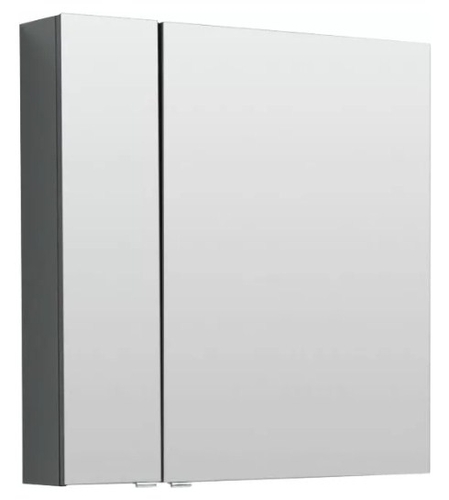 Зеркало-шкаф Aquanet Алвита 80 серый антрацит