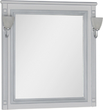 Зеркало Aquanet Паола 90 белое, серебро