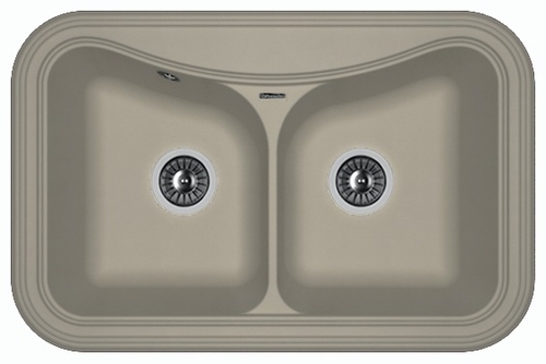 Кухонная мойка Florentina Крит А 78x51 серый шелк