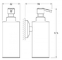 Дозатор для жидкого мыла FBS Standard STA 011